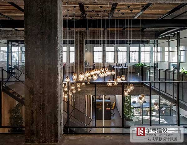 广州办公室工业风装修剖析,独树一帜的装修风格