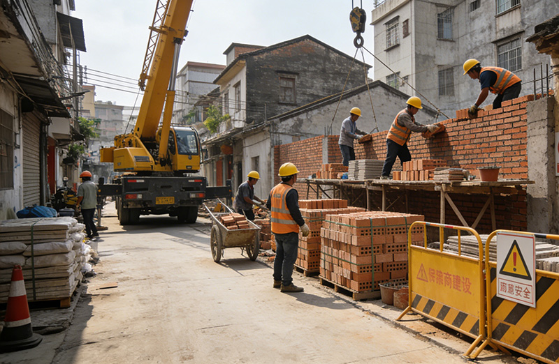 广州旧房重建、危房重建全包就找广东华商建设，一站式原址重建省心落地