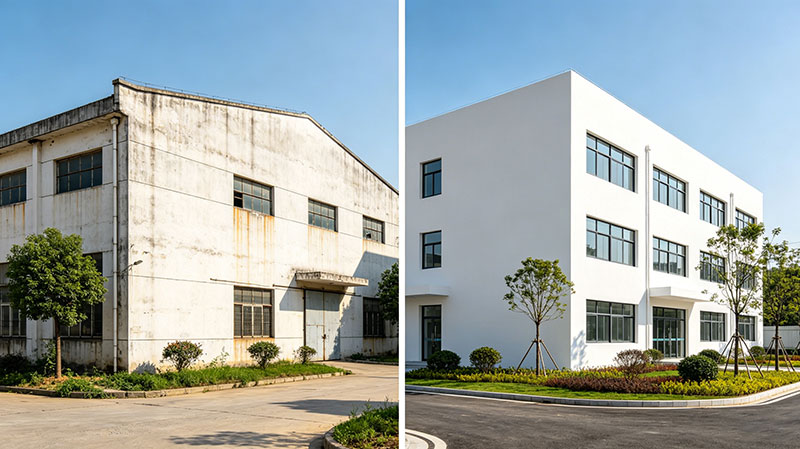 广东厂房工业园升级改造公司_老旧园区翻新焕新_绿色智慧园区改造
